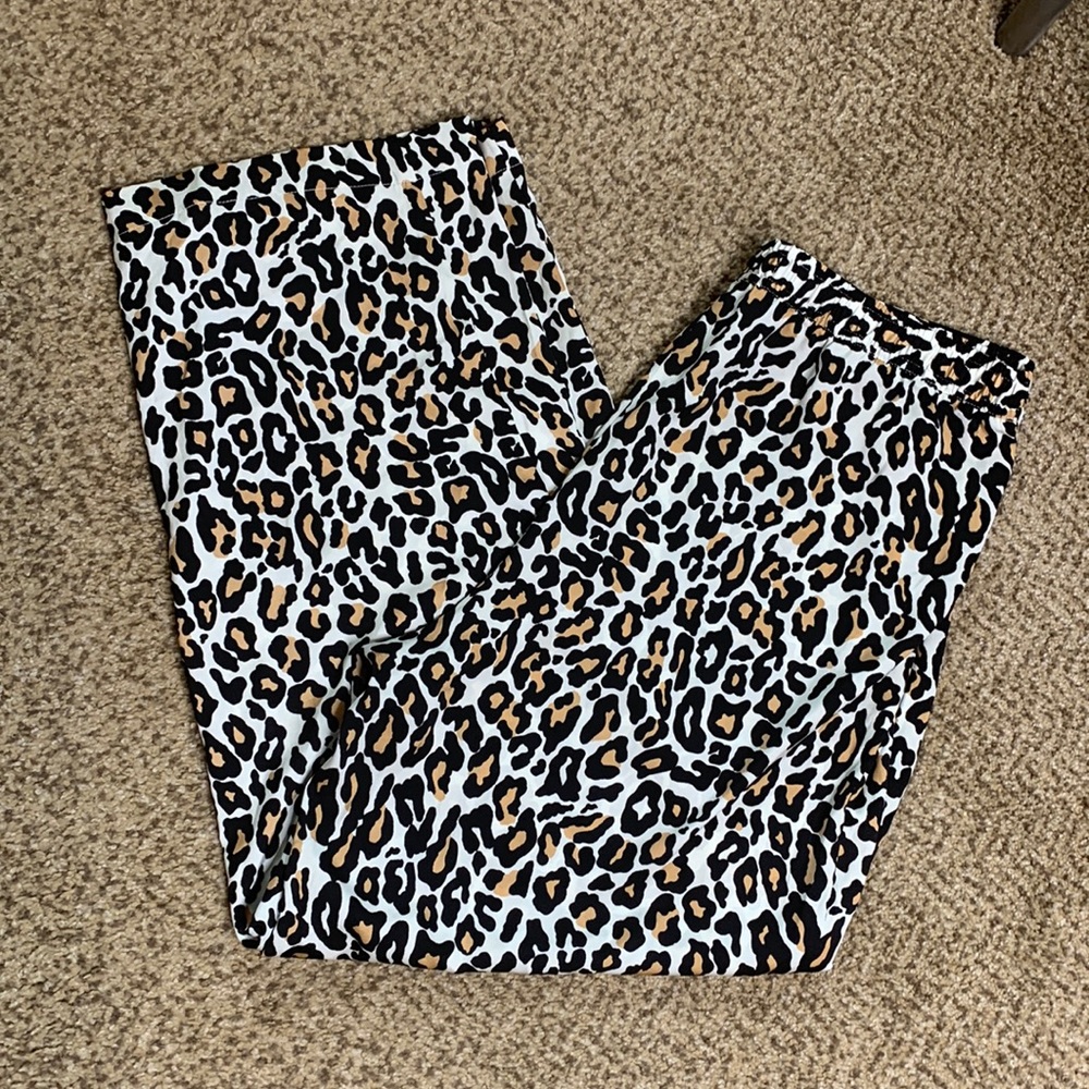Banana Republic Leopard Pajama Pants